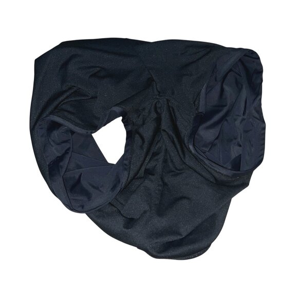 Black Swim Trunks With Stretch Fit & Elastic Waistband 2XL Womens - Picture 4 of 4